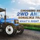 2WD vs 4WD Sonalika Tractors in Algeria: Which to Choose?